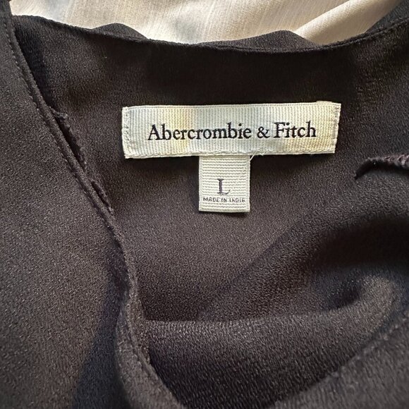 Abercrombie & Fitch Black Dress Size Large - Picture 7 of 7